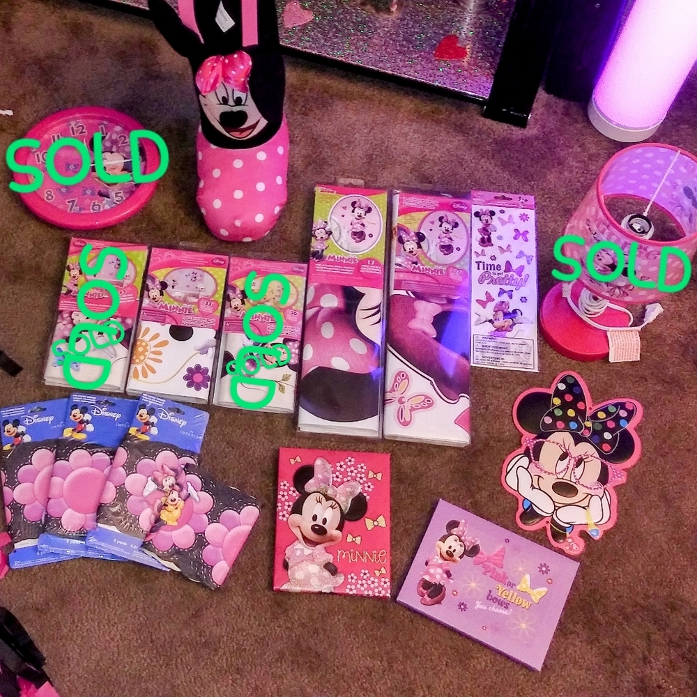 Minnie Mouse Decor Huge Lot!!!